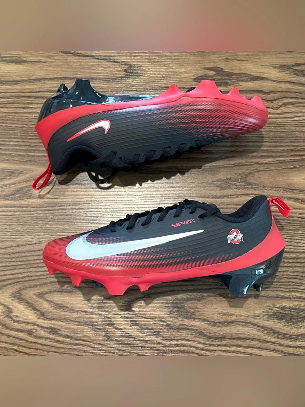 Nike Vapor Speed 3 Ohio State Buckeyes Football Cleats IB4039-003 - WIDE
